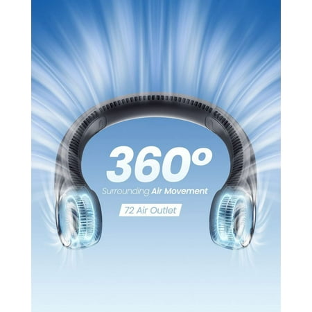 Portable Neck Fan Rechargeable Hands Free Bladeless Portable Mini Fans 3 Speed
Portable Neck Fan Rechargeable Hands Free Bladeless Portable Mini Fans 3 Speed