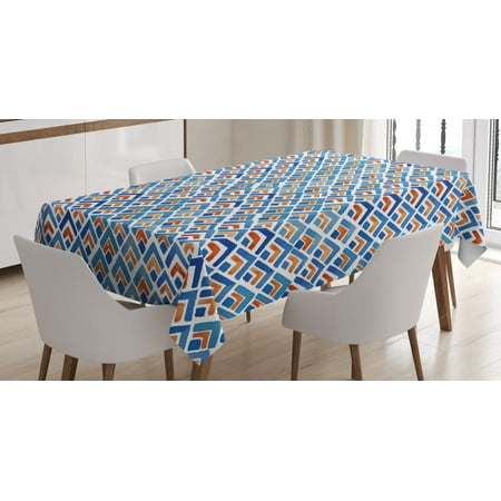 Japanese Tablecloth Geometric Chevron Repeating Pattern in Watercolor Style Abstract Artwork Rectangular Table Cover for Dining Room Kitchen 52 X 70 Inches Light Blue Orange by Ambesonne
Japanese Tablecloth Geometric Chevron Repeating Pattern in Watercolor Style Abstract Artwork Rectangular Table Cover for Dining Room Kitchen 52 X 70 Inches Light Blue Orange by Ambesonne
