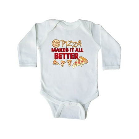 Inktastic Pizza Makes It All Better Gift Baby Boy or Baby Girl Long Sleeve Bodysuit
Inktastic Pizza Makes It All Better Gift Baby Boy or Baby Girl Long Sleeve Bodysuit