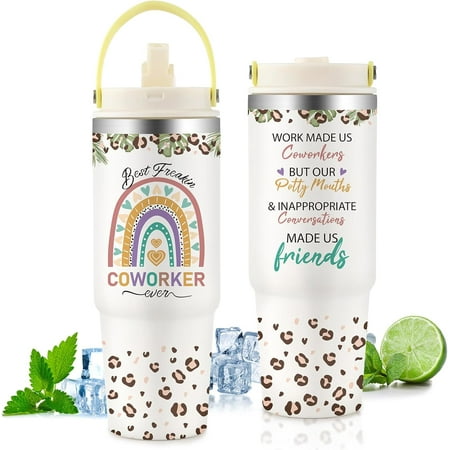 Coworkers Gift Tumbler 30oz Stainless Steel Water Bottle With Handle and Flip Straw Leakproof Travel Coffee Mug Birthday Gifts For Colleague Women Friends Farewell Going Away Goodbye Gifts
Coworkers Gift Tumbler 30oz Stainless Steel Water Bottle With Handle and Flip Straw Leakproof Travel Coffee Mug Birthday Gifts For Colleague Women Friends Farewell Going Away Goodbye Gifts