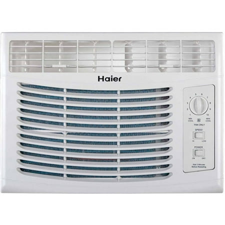 Haier HWF05XCP-L 5,000-BTU Mechanical Window Air Conditioner, White