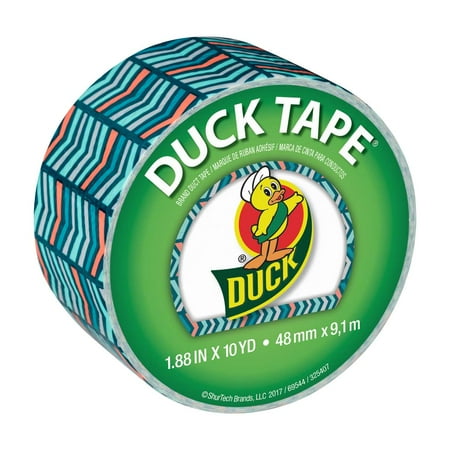 Duck Brand 1.88" Herringbone Printed Duct Tape, 10 Yd.
