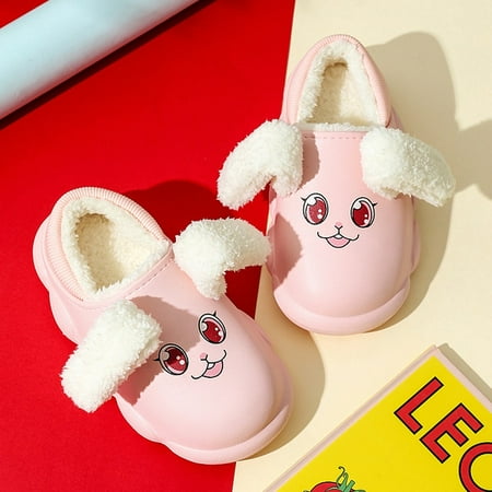 CoCopeanut Cute Bounce Rabbit Ear slipper Lovely Cartoon Child Cotton Shoes Winter Waterproof Warm Plush Kids Slippers Moving Baby Slipper
CoCopeanut Cute Bounce Rabbit Ear slipper Lovely Cartoon Child Cotton Shoes Winter Waterproof Warm Plush Kids Slippers Moving Baby Slipper