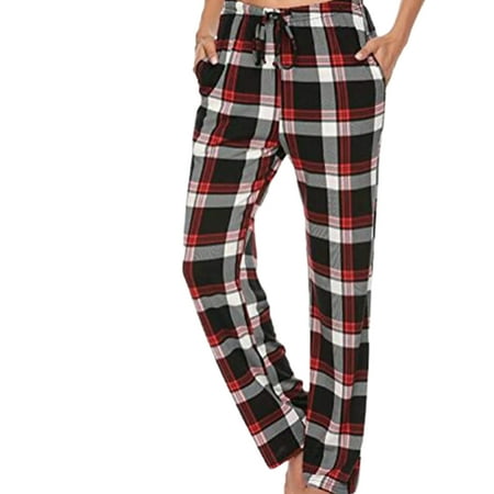 KZKR Women Plaid Pajama Bottom with Pockets Stretch Sleepwear Drawstring Pj Bottoms Pants
KZKR Women Plaid Pajama Bottom with Pockets Stretch Sleepwear Drawstring Pj Bottoms Pants