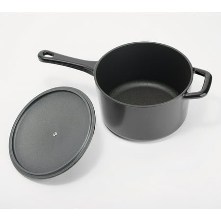 Cook s Essentials 3.5-qt Covered Cast Iron Sauce Pan Refurbished