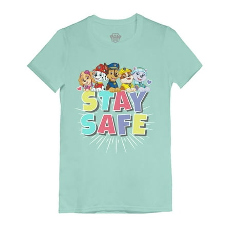 Tstars Girls Gift for Kids Paw Patrol Stay Safe Toddler Kids Shirt Official Nickelodeon Birthday Gift Infant Girls Fitted T Shirt
Tstars Girls Gift for Kids Paw Patrol Stay Safe Toddler Kids Shirt Official Nickelodeon Birthday Gift Infant Girls Fitted T Shirt