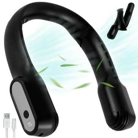 Portable Neck Fans Digital Display Mini Foldable Personal Fan 2400mAh USB Rechargeable Hands Free Wearable Cooling with 3 Wind Speeds for Home Office Outdoor Sports
Portable Neck Fans Digital Display Mini Foldable Personal Fan 2400mAh USB Rechargeable Hands Free Wearable Cooling with 3 Wind Speeds for Home Office Outdoor Sports