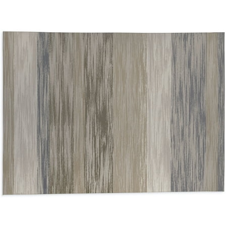 Stripey Tex Brown Kitchen Mat by Kavka Designs