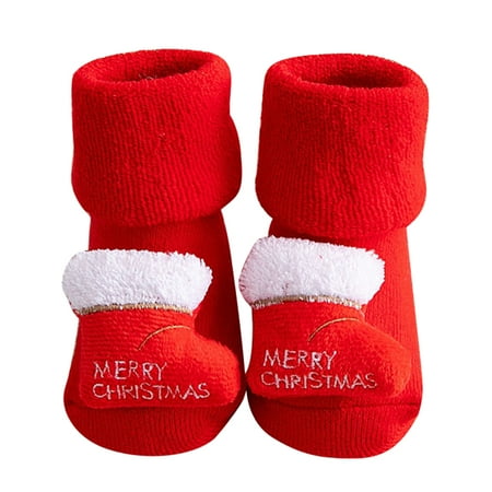 Sardfxul 1 Pair Cute Cartoon Baby Christmas Socks Newborn Infant Toddler Slipper Socks
Sardfxul 1 Pair Cute Cartoon Baby Christmas Socks Newborn Infant Toddler Slipper Socks