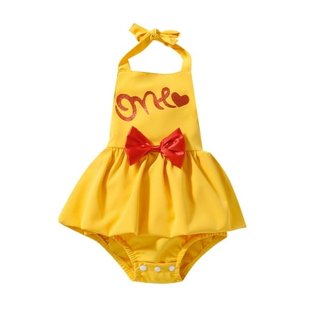 TheFound Newborn Indant Baby Girl 1st Birthday Outfits Bodysuit Halter Romper One-Piece Jumpsuit Summer Clothes
TheFound Newborn Indant Baby Girl 1st Birthday Outfits Bodysuit Halter Romper One-Piece Jumpsuit Summer Clothes