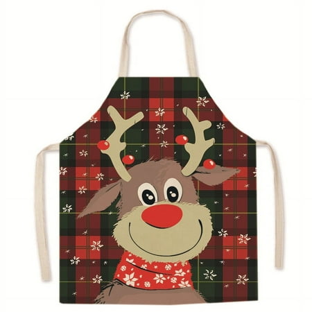 Cartoon Christmas Snowman Santa Claus Pattern Oilproof Linen Sleeveless Apron Home Cleaning Kitchen Cooking-Style 4
Cartoon Christmas Snowman Santa Claus Pattern Oilproof Linen Sleeveless Apron Home Cleaning Kitchen Cooking-Style 4
