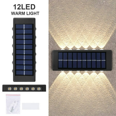 DabuLiu 10 LED Solar Wall Lamp Outdoor Waterproof Solar Powered Light UP and Down Illuminate Home Garden Porch Yard Decoration
DabuLiu 10 LED Solar Wall Lamp Outdoor Waterproof Solar Powered Light UP and Down Illuminate Home Garden Porch Yard Decoration