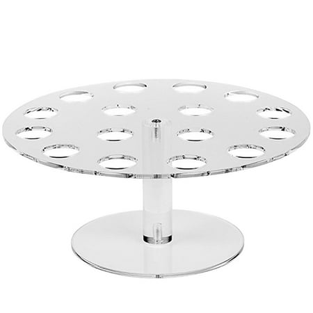 Acrylic Ice Cream Cone Holder Transparent Cupcake Dessert Display Stand for Wedding Birthday Parties 16 Holes