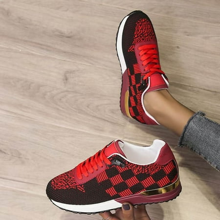 TIANEK Shoes For Women Autumn New Style Fashion Casual Plaid Color Matching Women s Sports Wind Mesh Single Shoes
TIANEK Shoes For Women Autumn New Style Fashion Casual Plaid Color Matching Women s Sports Wind Mesh Single Shoes