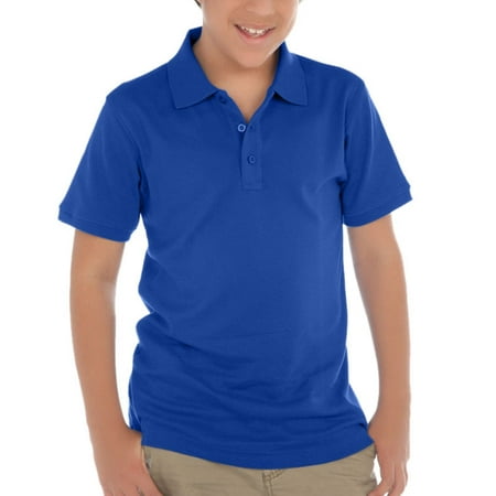 Kavio Youth Short Sleeve Polo Shirt Y1C0323 - Cobalt Blue - X-Small