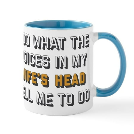 CafePress - I Do What The Voices In My Wife - 11 oz Ceramic Mug - Novelty Coffee Tea Cup
CafePress - I Do What The Voices In My Wife - 11 oz Ceramic Mug - Novelty Coffee Tea Cup