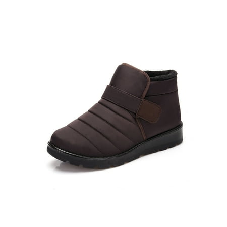 Harsuny Men Winter Boots Slip Resistant Warm Snow Boots Mid Calf Fuzzy Shoes Dark Brown 10
Harsuny Men Winter Boots Slip Resistant Warm Snow Boots Mid Calf Fuzzy Shoes Dark Brown 10