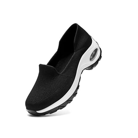 UKAP Women s Walking Shoes Sock Sneakers Slip on Mesh Air Cushion Comfortable Wedge Easy Shoes Platform Loafers
UKAP Women s Walking Shoes Sock Sneakers Slip on Mesh Air Cushion Comfortable Wedge Easy Shoes Platform Loafers