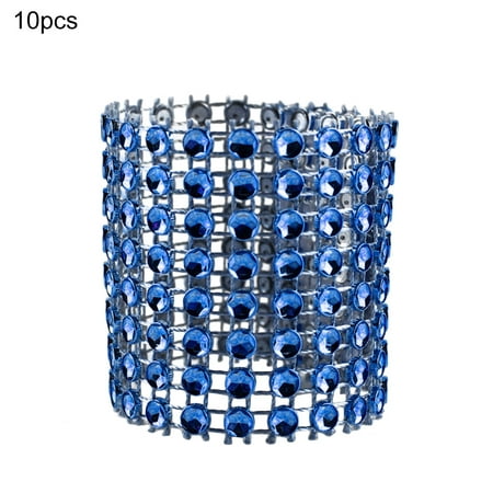 XIEC 10Pcs Rhinestone Napkin Ring Serviette Holder Wedding Holiday Party Table Decor
XIEC 10Pcs Rhinestone Napkin Ring Serviette Holder Wedding Holiday Party Table Decor