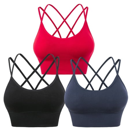 Himiway Bras for Women Women S Solid Color Rimless Sports Bra Cross Sports Vest Yoga Underwear Top 3Pcs Workout Sets for Women Workout Tops for Women Multicolour Xl
Himiway Bras for Women Women S Solid Color Rimless Sports Bra Cross Sports Vest Yoga Underwear Top 3Pcs Workout Sets for Women Workout Tops for Women Multicolour Xl