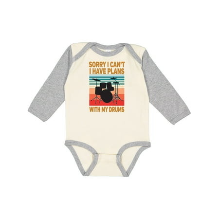 Inktastic Drummer Funny Retro Plans With My Drums Gift Baby Boy or Baby Girl Long Sleeve Bodysuit
Inktastic Drummer Funny Retro Plans With My Drums Gift Baby Boy or Baby Girl Long Sleeve Bodysuit