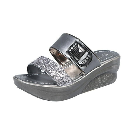 VerPetridure Wedge Sandals for Women Summer Women Thick Bottom Slope Heel Shoes Beach Sandals Roman Casual Slippers
VerPetridure Wedge Sandals for Women Summer Women Thick Bottom Slope Heel Shoes Beach Sandals Roman Casual Slippers