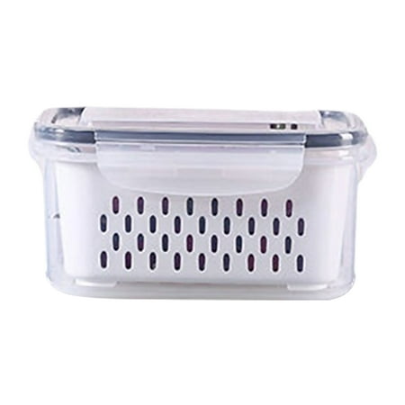 Food Storage Containers | Dual Kitchen Crisper with Drainage Basket | Multifunctional Draining Crisper Convenient to Use Food Storage Box for Fruit Vegetable Ginger Garlic
Food Storage Containers | Dual Kitchen Crisper with Drainage Basket | Multifunctional Draining Crisper Convenient to Use Food Storage Box for Fruit Vegetable Ginger Garlic