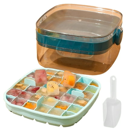 Sukalun Ice Cube Tray with Lid and Bin | Space Saving Ice Cube Molds Sphere Maker Ice Cube Maker | Ice Box for Freezer and Cocktail
Sukalun Ice Cube Tray with Lid and Bin | Space Saving Ice Cube Molds Sphere Maker Ice Cube Maker | Ice Box for Freezer and Cocktail