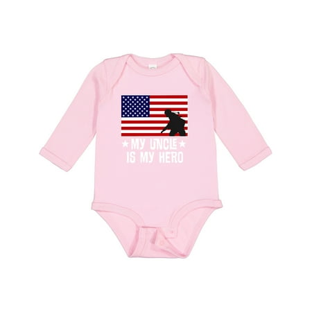 Inktastic Military Uncle is My Hero US Flag Gift Baby Boy or Baby Girl Long Sleeve Bodysuit
Inktastic Military Uncle is My Hero US Flag Gift Baby Boy or Baby Girl Long Sleeve Bodysuit