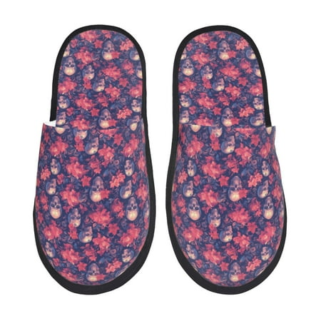 Fuzoiu red Skull flower Print Unisex Furry Slippers Plush Indoor Shoes Trendy House Slippers Anti-Skid EVA Sole House Shoes for Home Office and Travel -Medium
Fuzoiu red Skull flower Print Unisex Furry Slippers Plush Indoor Shoes Trendy House Slippers Anti-Skid EVA Sole House Shoes for Home Office and Travel -Medium
