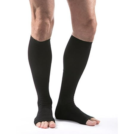 Allegro 15-20mmHg Premium 115 Italian Cotton Knee High Open Toe Sock (Black) 4
Allegro 15-20mmHg Premium 115 Italian Cotton Knee High Open Toe Sock (Black) 4