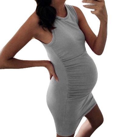 Sexy Maternity Dress Pregnant Camisole O-Neck Solid Color Sleeveless Dress Mama Sundress Casual Fashion Summer Clothes
Sexy Maternity Dress Pregnant Camisole O-Neck Solid Color Sleeveless Dress Mama Sundress Casual Fashion Summer Clothes