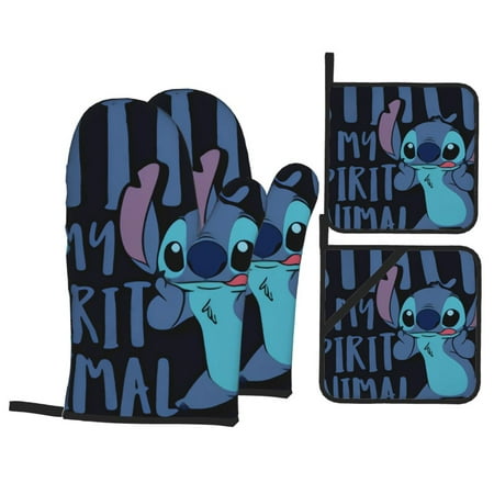 Lovely Stitch Oven Mitts And Pot Holders 4 Pcs Set High Heat Resistant 500 Degree Extra Thicken Long Kitchen Cotton Oven Glove For Cooking
Lovely Stitch Oven Mitts And Pot Holders 4 Pcs Set High Heat Resistant 500 Degree Extra Thicken Long Kitchen Cotton Oven Glove For Cooking
