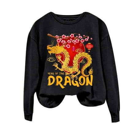 WUDATI Women s Casual New Year Dragon Print Round Neck Long Sleeve Sweater Lightweight Top for Daily Wear Travel Perfect for Spring Autumn Winter Fashion Street Shopping Party and Sports Outfits
WUDATI Women s Casual New Year Dragon Print Round Neck Long Sleeve Sweater Lightweight Top for Daily Wear Travel Perfect for Spring Autumn Winter Fashion Street Shopping Party and Sports Outfits