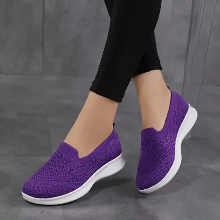 Women‘s Casual Flying Woven Sneakers Lightweight Slip-on Sports Shoes Comfortable & Breathable Sneakers
Women‘s Casual Flying Woven Sneakers Lightweight Slip-on Sports Shoes Comfortable & Breathable Sneakers
