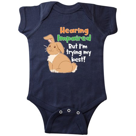 Inktastic Hearing Impaired but I m Trying My Best Cute Brown Bunny Gift Baby Boy or Baby Girl Bodysuit
Inktastic Hearing Impaired but I m Trying My Best Cute Brown Bunny Gift Baby Boy or Baby Girl Bodysuit