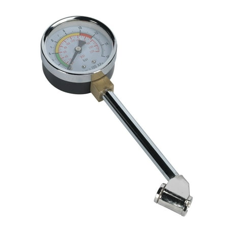 Sealey Tstpg8 Universal Deluxe Tyre Pressure Gauge With Pocket Clip 6-50Psi