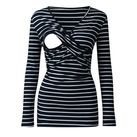 asdoklhq Maternity Clothes for Women Clearance Stripe Print Long Sleeve Maternity Breastfeeding Casual Clothe Top
asdoklhq Maternity Clothes for Women Clearance Stripe Print Long Sleeve Maternity Breastfeeding Casual Clothe Top