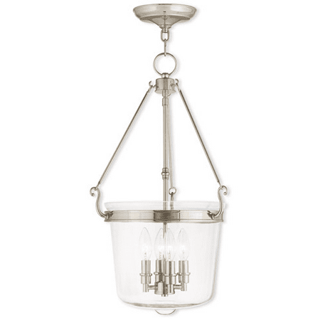 Pendants Porch 4 Light With Hand Crafted Clear Glass Polished Nickel size 14 in 240 Watts - World of Crystal
Pendants Porch 4 Light With Hand Crafted Clear Glass Polished Nickel size 14 in 240 Watts - World of Crystal