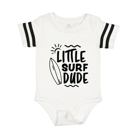 Inktastic Little Surf Dude with Surfboard Gift Baby Boy Bodysuit