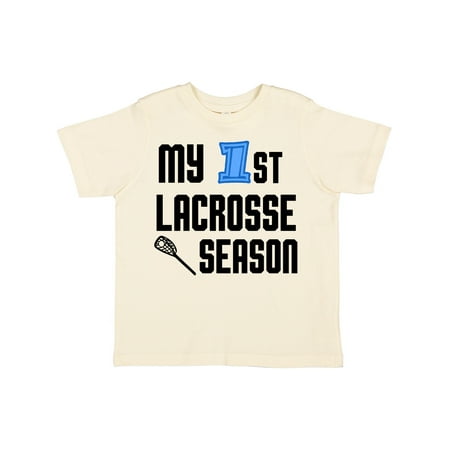 Inktastic My 1st Lacrosse Season Gift Toddler Boy Girl T-Shirt