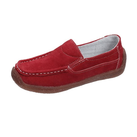 Casual Shoes for Women Women Breathable Solid Color Flat Round Toe Comfortable Slip On Casual Single Shoes Shoes for Women Flock 40
Casual Shoes for Women Women Breathable Solid Color Flat Round Toe Comfortable Slip On Casual Single Shoes Shoes for Women Flock 40