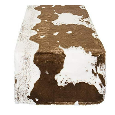 Fennco Styles Rustic Faux Fur Cow Hide Table Runner – Brown Table Runner for Banquets Family Gathering Special Events and Home Décor
Fennco Styles Rustic Faux Fur Cow Hide Table Runner – Brown Table Runner for Banquets Family Gathering Special Events and Home Décor