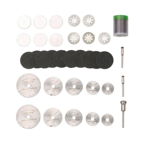 Carevas 65pcs Diamond Cutting Discs Sanding Grinding Wheel HSS Circular Woodworking Metal Drill Rotary Tool Accessories
Carevas 65pcs Diamond Cutting Discs Sanding Grinding Wheel HSS Circular Woodworking Metal Drill Rotary Tool Accessories