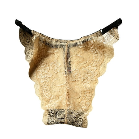 Odeerbi Clearance Lace Briefs See Through Panties Women Lace Underwear Lingerie Thongs Panties Ladies Hollow Out Underwear Beige
Odeerbi Clearance Lace Briefs See Through Panties Women Lace Underwear Lingerie Thongs Panties Ladies Hollow Out Underwear Beige