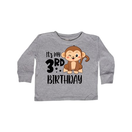 Inktastic Monkey Its My 3rd Birthday Gift Toddler Boy or Toddler Girl Long Sleeve T-Shirt
Inktastic Monkey Its My 3rd Birthday Gift Toddler Boy or Toddler Girl Long Sleeve T-Shirt