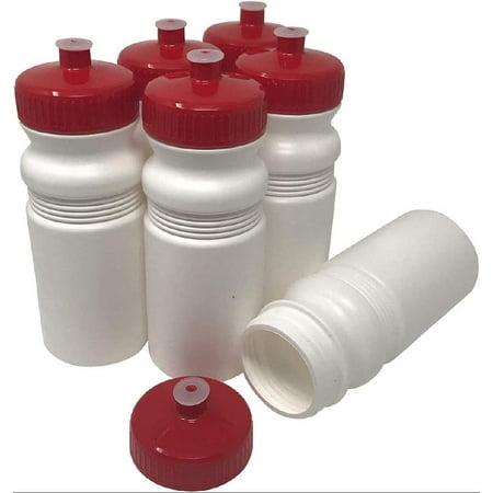 20 oz Sports Water Bottles 6 Pack Reusable No BPA Plastic Pull Top Leakproof Drink Spout Blank Customization for Business Branding Fundraises or Fitness
20 oz Sports Water Bottles 6 Pack Reusable No BPA Plastic Pull Top Leakproof Drink Spout Blank Customization for Business Branding Fundraises or Fitness
