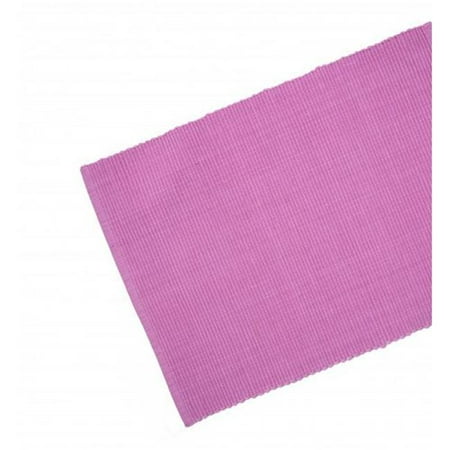 13 x 36 in. Ribbed Table Runner Dusty Rose