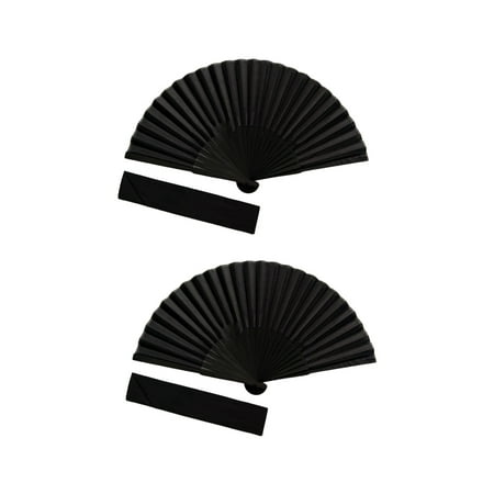 2 Sets Women Silk Foldable Fan Handheld Fan Chinese Style Fan Dance Festival Gift for Women Ladies with Storage Bag (Black)
2 Sets Women Silk Foldable Fan Handheld Fan Chinese Style Fan Dance Festival Gift for Women Ladies with Storage Bag (Black)