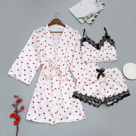 Vedolay Sleepwear For Women Plus Size Women s Pajama Set Pjs Set Short Sleeve Sleepwear Nightwear Lounge Set for Women White 3XL
Vedolay Sleepwear For Women Plus Size Women s Pajama Set Pjs Set Short Sleeve Sleepwear Nightwear Lounge Set for Women White 3XL